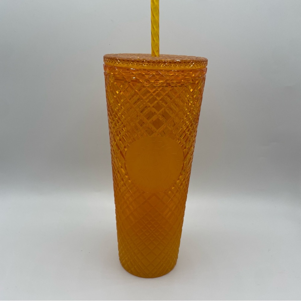 Starbucks 24oz Mango Ombré Jeweled Tumbler